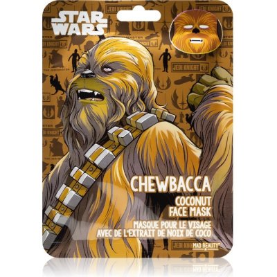 Mad Beauty Star Wars Chewbacca plátýnková maska s kokosovým olejem 25 ml – Zboží Mobilmania