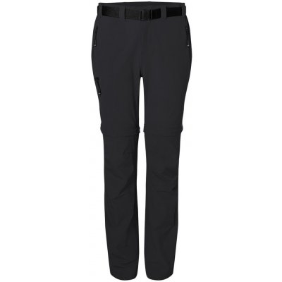 James & Nicholson Dámské outdoorové kalhoty s odepínacími nohavicemi JN1201 - Černá