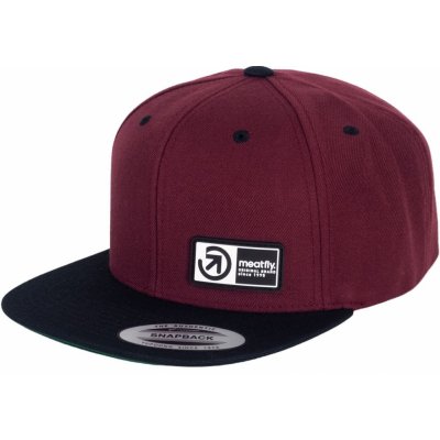 Meatfly Flanker Snapback Brand Maroon/Black Červená – Zbozi.Blesk.cz