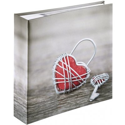 HAMA Rustico Metal Heart album pro 200 fotografií 10x15cm, popisové pole – Hledejceny.cz