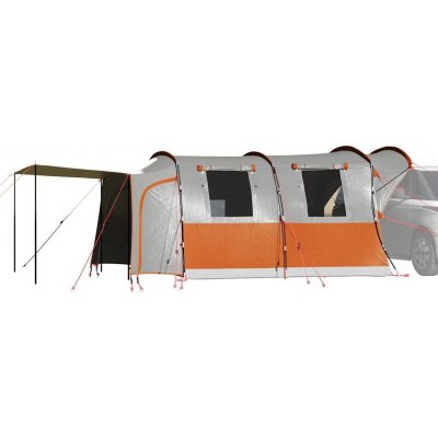 OMAXI Stan pro auto pro 4 osoby šedý a oranžový nepromokavý 657405 – Zboží Mobilmania