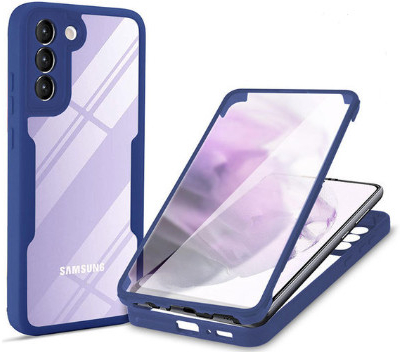 Pouzdro Beweare 360 oboustranné TPU Samsung Galaxy A14 / A14 5G modré