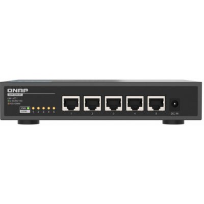 QNAP switch QSW-3205-5T (5x 10GbE port, pasiv. chlazení, podpora 100M/ 1G/ 2,5G / 5G a 10G) – Zboží Živě
