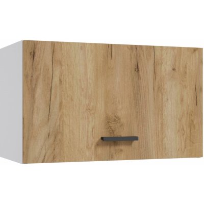 Deftrans Horní kuchyňská skříňka Gold 1D, zlatý dub/bílá, 60 x 36 x 31 cm – Zboží Dáma