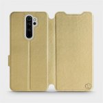 Pouzdro Mobiwear Parádní flip Xiaomi Redmi Note 8 Pro v provedení C_GOS Gold&Gray s šedým vnitřkem – Zbozi.Blesk.cz