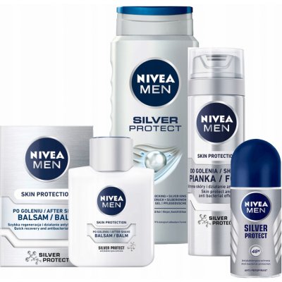 Nivea For Men Silver Protect pěna na holení 200 ml – Zboží Mobilmania