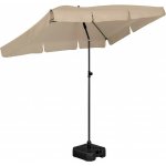 Fare větruodolný obdélníkový slunečník béžový s UV 8425 – Zboží Mobilmania