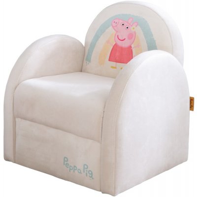 Roba Peppa Pig dětské křesílko bílá 44 cm 50 cm 45 cm – Zboží Dáma