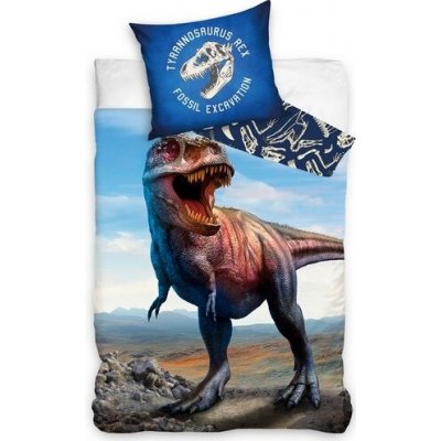 BedTex bavlna povlečení Nesmrtelný T-Rex 140x200 70x90 – Zbozi.Blesk.cz