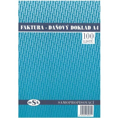 MSK 24 Faktura daňový doklad A4 – Zboží Živě