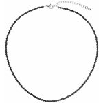 Pavona Náhrdelník s pravými black spinel kameny 42012.3 ocel – Zboží Dáma