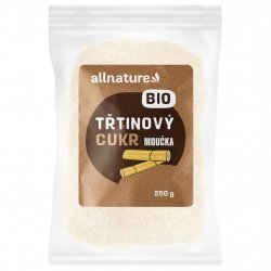 Allnature Cukr třtinový moučka bio 250 g