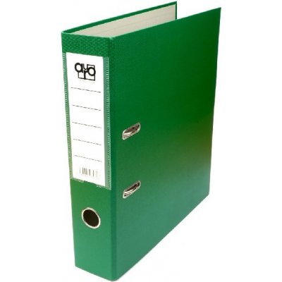 Auro Pořadač A4 plastový, 7, 5 cm páka PVC zelený – Zboží Mobilmania