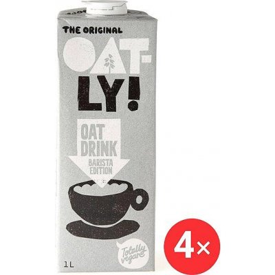 Oatly ovesný nápoj barista 4 x 1 l – Hledejceny.cz