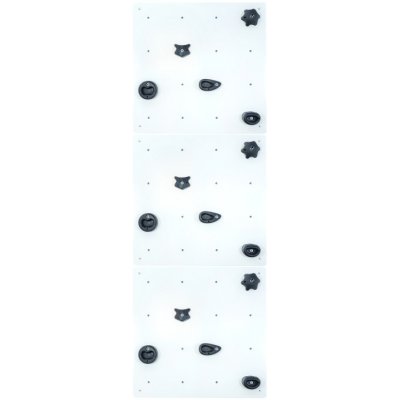 Duvlan lezecká stěna 213x71 cm Set white – Zboží Dáma