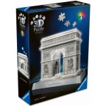 RAVENSBURGER 3D puzzle Iconics: Svítící Vítězný oblouk (Noční edice) 216 ks – Zboží Mobilmania