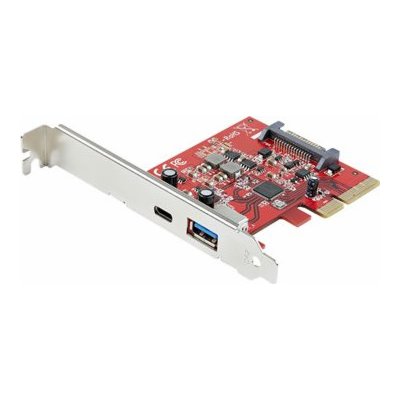 StarTech.com 2-Port 10Gbps USB-A & USB-C PCIe Card, USB 3.1 Gen 2 PCI Express Type C/A Host Controller Card Adapter, USB 3.2 Gen 2x1 PCIe Desktop Expansion Add-On Card, Windows/macOS/Linux - Full/Low- – Zboží Živě