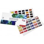 Rosa sada studenských akvarelových barev 24ks – Zboží Dáma