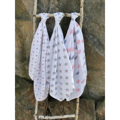 PREM INTERNACIONAL osuška Tetra osuška 90×100 cm Květinky šedorůžové 1 ks – Zbozi.Blesk.cz