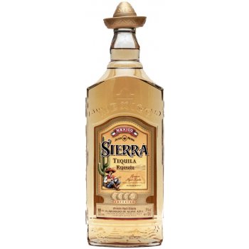 Sierra Tequila Gold 38% 1 l (holá láhev)