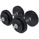 GorillaSports Jednoruční nakládací činky 2x10 kg – Hledejceny.cz