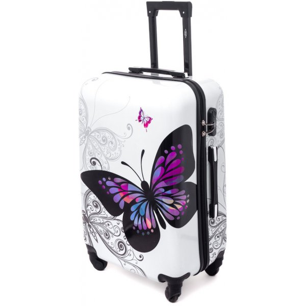 Cestovní kufr RGL 5188 butterfly L 72 l 67x46x25 cm