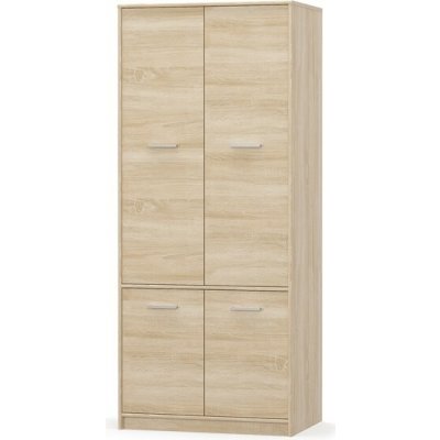 Arten Skříň TIPS-4D dub sonoma – Zboží Dáma