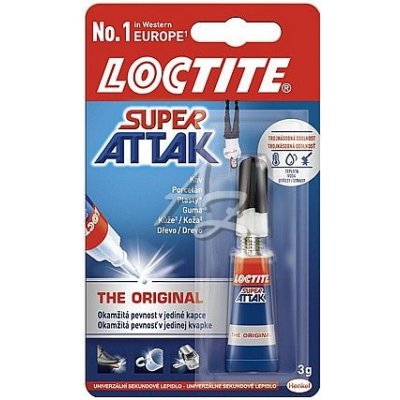 Loctite Super Attak Liquid original 3 g – Zbozi.Blesk.cz