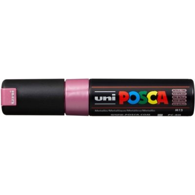 Akrylový popisovač UNI POSCA PC-8K 8mm růžová metalíza POSCA