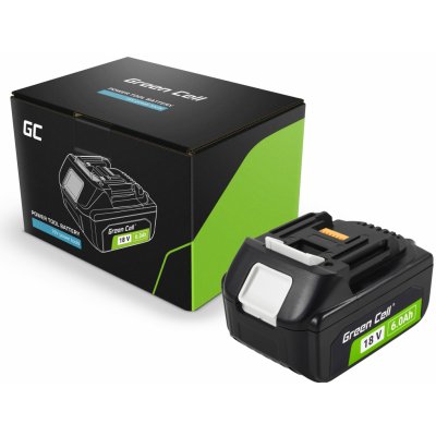 Green Cell PTMA18V6 Makita 194205-3, BL1830, BL1840, BL1815, 194204-5,Makita LXT 18V System, LXT400 18V 6000mAh Li-ion - neoriginální – Zboží Dáma