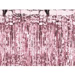 PartyDeco Párty závěs růžově zlatý 90 x 250 cm – Hledejceny.cz