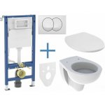 Geberit Kolo Duofix Delta s tlačítkem Delta Zero,458.103.00.1 ET0 – Zboží Dáma