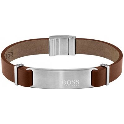 Hugo Boss Světle hnědý kožený náramek pro muže Urbanite 1580046 – Hledejceny.cz