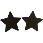 SuperLove Star Nipple Covers Black – Zboží Dáma