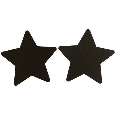 SuperLove Star Nipple Covers Black – Zboží Dáma