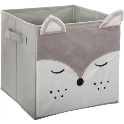 Atmosphera Úložný box Fox 29 x 29 cm šedá – Zboží Dáma