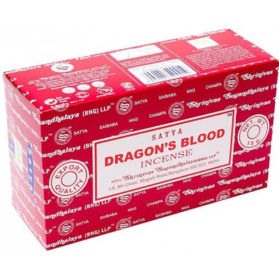 Satya indické vonné tyčinky PK Dragon Blood 15 g – Zboží Mobilmania