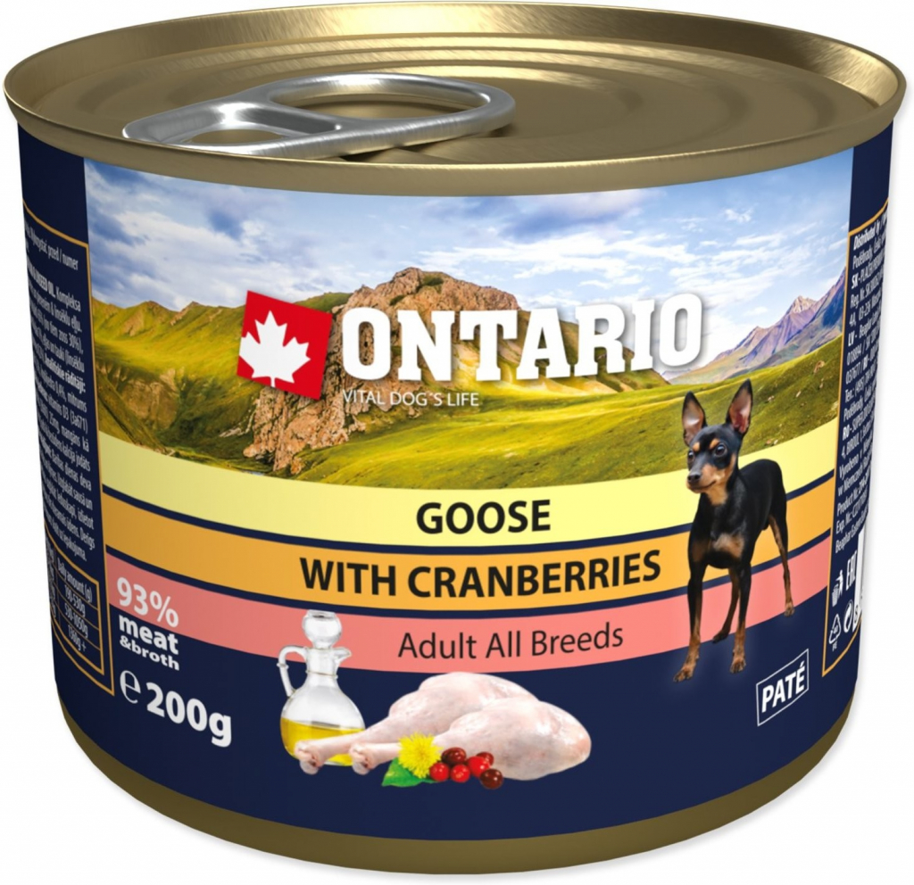 Ontario Goose Cranberries Dandelion and linseed oil 200 g