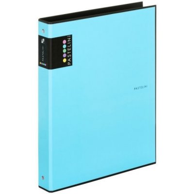 Karton P+P Pořadač A4 4 kroužkový modrý povrch lamino, 4 cm – Zboží Živě