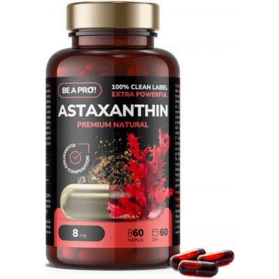 Be A Pro! Astaxanthin Premium Natural 60 kapslí – Hledejceny.cz