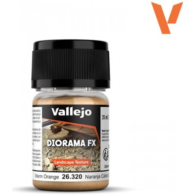 Vallejo Diorama FX 26320 Warm Orange 0,1-1 mm 35 ml – Sleviste.cz