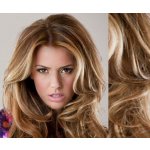 Clip in vlnité vlasy pravé lidské REMY 53cm světlý melír – Sleviste.cz
