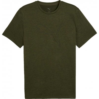 Puma M Tad Essential Heather Cat Tee khaki – Sleviste.cz