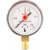Měření voda, plyn, topení MALGORANI SITEM Manometr (tlakoměr) d100mm 0-2,5 BAR SPODNÍ vývod 1/2" - voda, vzduch M10025S