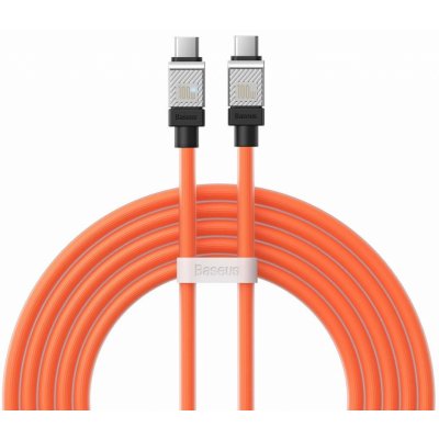 Baseus BRA012839 CoolPlay USB-C/ USB-C 100 W, 2m, oranžový – Zbozi.Blesk.cz