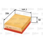 Vzduchový filtr VALEO 585006 – Hledejceny.cz