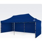 BRIMO 3x6 m hliníkový s 3 stěnami Modrá P. Alu – Zboží Mobilmania