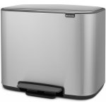 Brabantia Bo pedálový koš 11 + 23 L matná ocel FPP 121241 – Sleviste.cz
