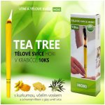 HOXI Tělové svíce s TEA TREE v krabičce 10 ks – Sleviste.cz
