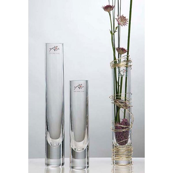 Skleněná váza na jeden květ čirá Sandra Rich CH4 Solifleur - v22x4cm od 76  Kč - Heureka.cz